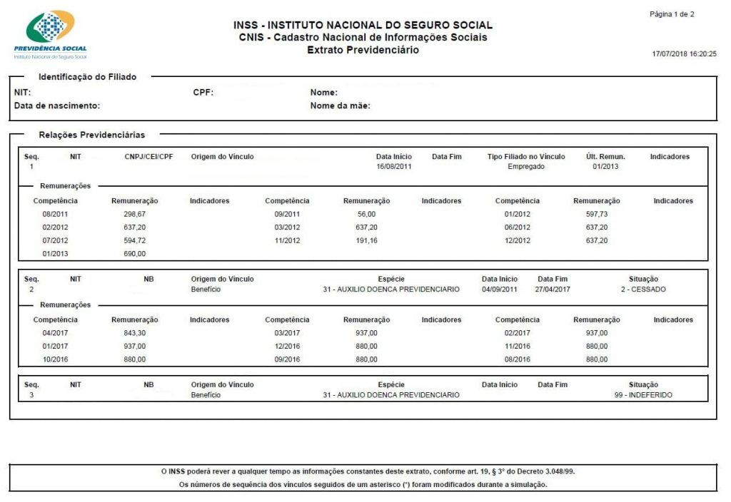 Meu Cnis Como Tirar E Cuidar Bem Do Extrato Previdenciário 4912