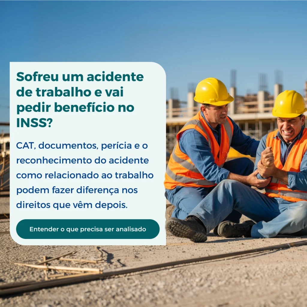 banner de acidente de trabalho