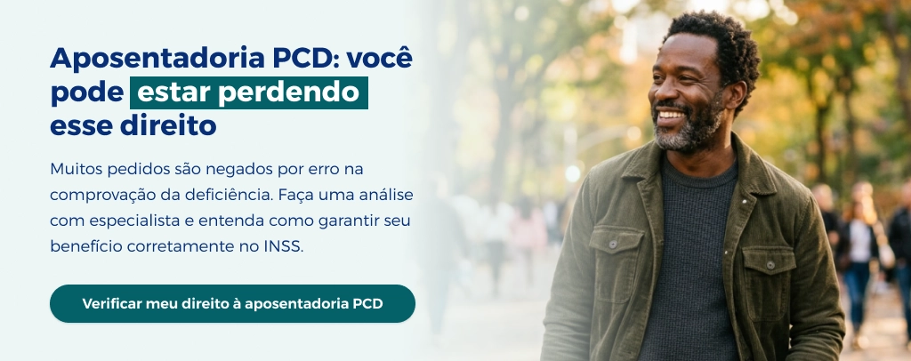 Aposentadoria antecipada: PCD pode se aposentar antes? banner aposentadoria pcd