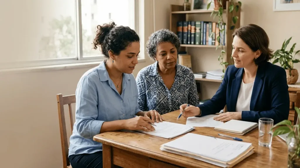 Autismo Aposenta? BPC Autismo x Aposentadoria PCD — Entenda os Dois Caminhos Mulheres com advogada